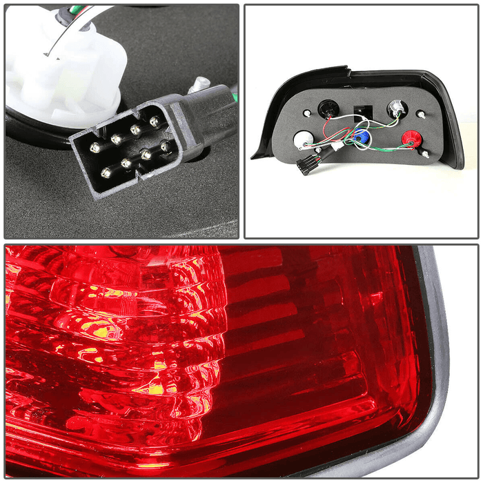 BMW 3-Series E36 Coupe Red/Smoke JDM Style Tail Lights (90-99) - V2 - K2 Industries