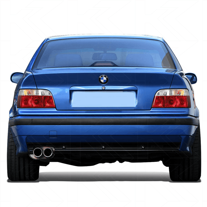 BMW 3-Series E36 Coupe Red/Clear JDM Style Tail Lights (90-99) - V2 - K2 Industries