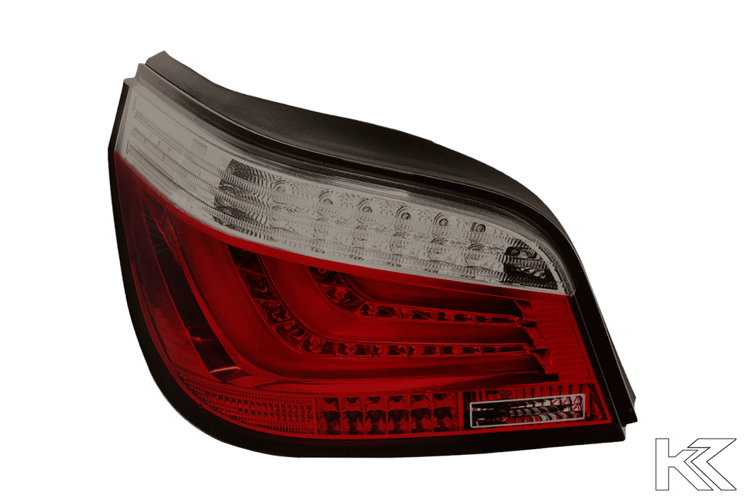 BMW 5-Series E60 LED Tube Bar Red/Smoked Tail Lights (08-10) - K2 Industries