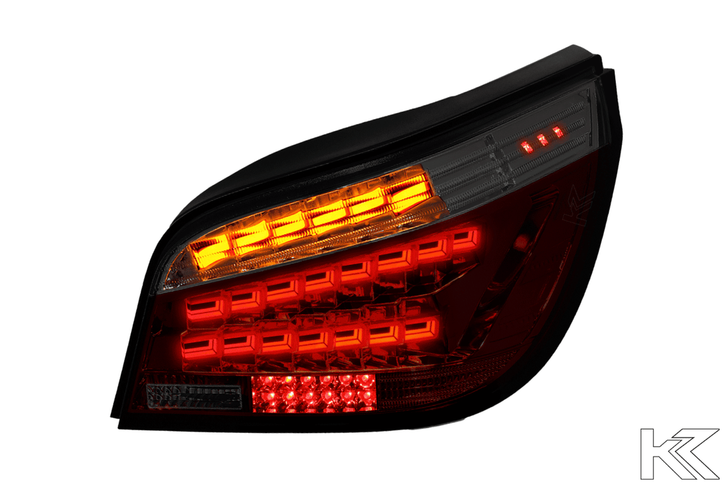 BMW 5-Series E60 OLED Sequential Red/Smoked Tail Lights (08-10) - K2 Industries