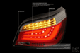 BMW 5-Series E60 LED Tube Bar Red/Smoked Tail Lights (08-10) - K2 Industries