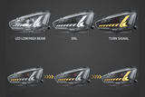 Mitsubishi Lancer Evo X Demon Eyes Dual Beam Projector Headlights (2008-2020) - K2 Industries