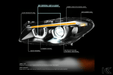BMW 5-Series F10 Black 3D LED Halo Headlights (11-13) - K2 Industries