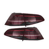 VW MK7 Golf 7 and Golf MK7 7.5 Euro Style Tail Lights 2013-2019 - K2 Industries