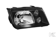 VW Jetta Mk4 Black OE Style Headlights (99-05) - K2 Industries