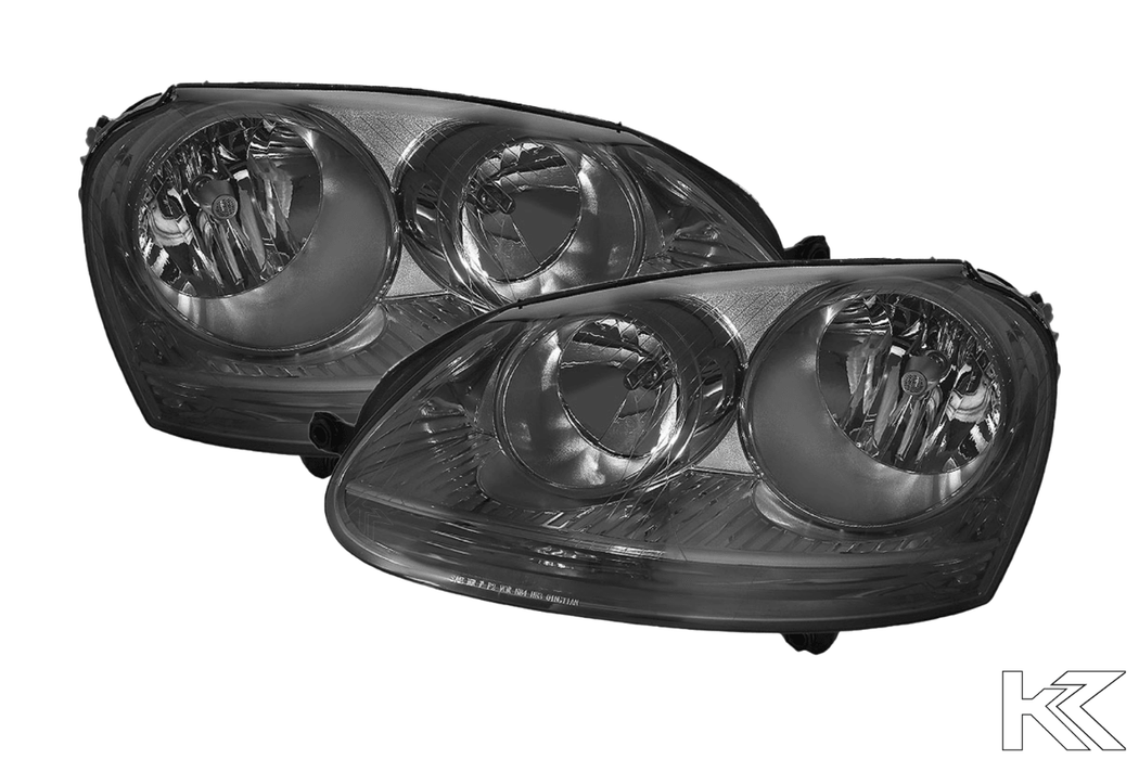 VW Jetta/Rabbit Smoked OEM Style Headlights (06-09) - K2 Industries
