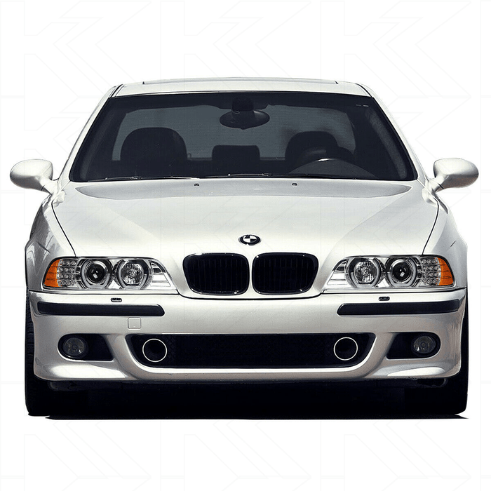 BMW 5-Series E39 Chrome 3D DRL Headlights (96-03) - K2 Industries