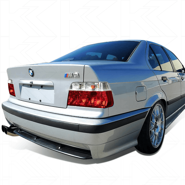 BMW 3-Series E36 Sedan Red/Clear JDM Style Tail Lights (90-99) - V2 - K2 Industries
