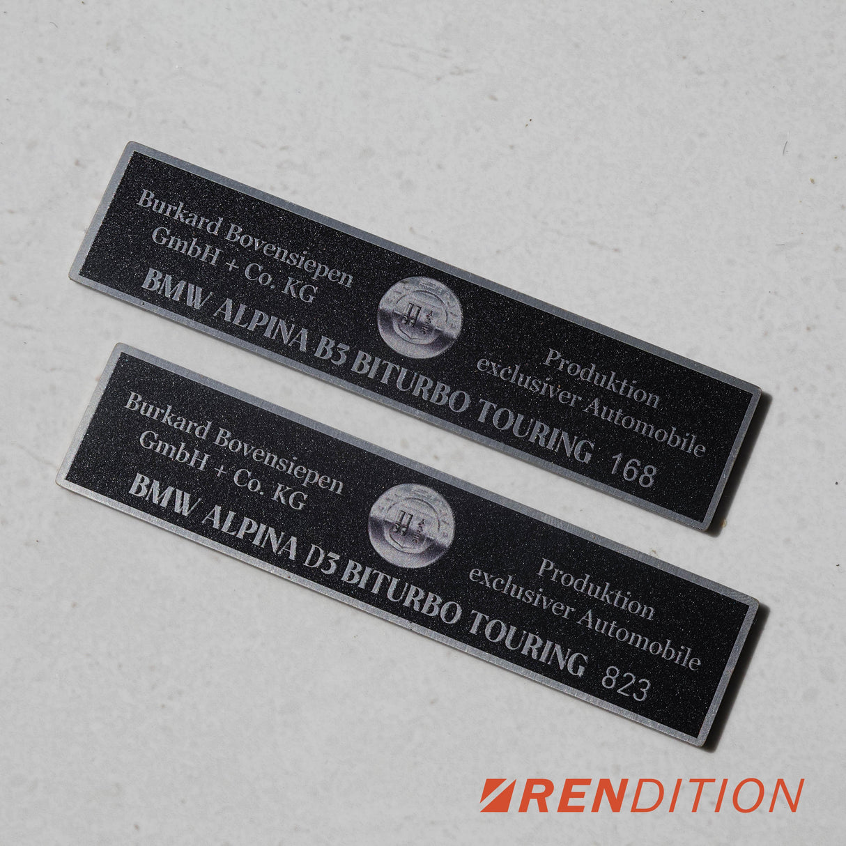 ALPINA B3 INTERIOR BADGE REPLICA REPLACEMENT B5 B6 B8 B9 B12 - K2 Industries