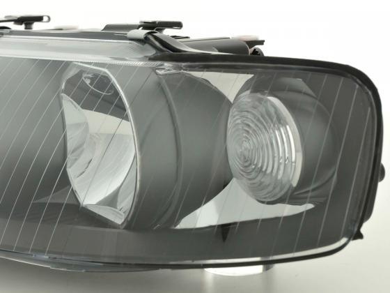 Audi A3 (8L) Black Headlight Set (2000-2003) - K2 Industries