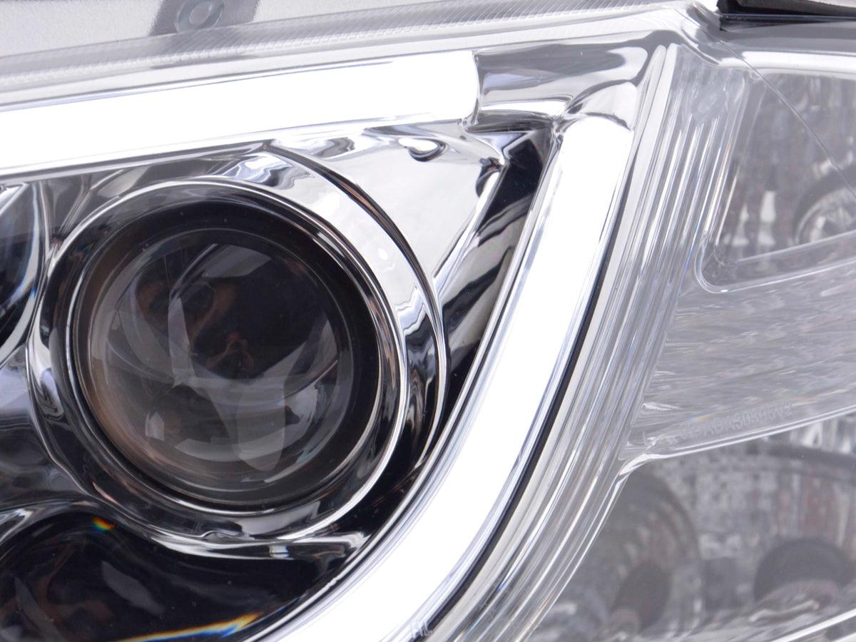 Audi A3 (8P 8PA) Chrome LED Headlights with Daytime Running Lights (2003-2008) - K2 Industries