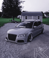 Audi A3 (8p) Hatchback Smoked/Clear LED Tail Lights (2004-2008) - K2 Industries