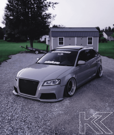 Audi A3 (8p) Hatchback Smoked/Clear LED Tail Lights (2004-2008) - K2 Industries