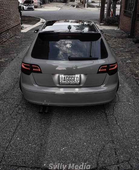 Audi A3 (8p) Hatchback Smoked/Clear LED Tail Lights (2004-2008) - K2 Industries