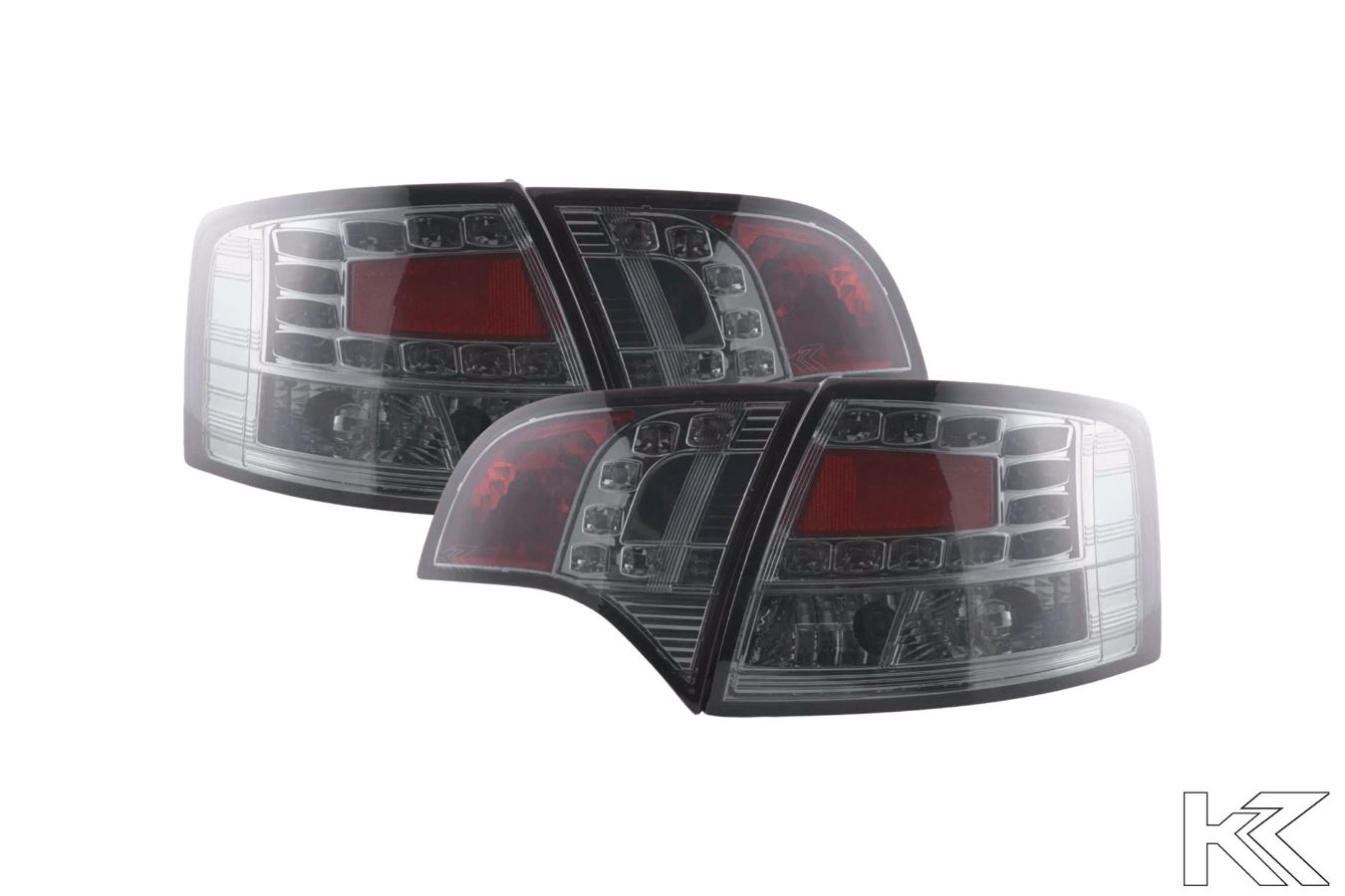 Audi A4 (B7/8E) Avant Chrome Smoke LED Taillights Set (2004-2008) - K2 Industries
