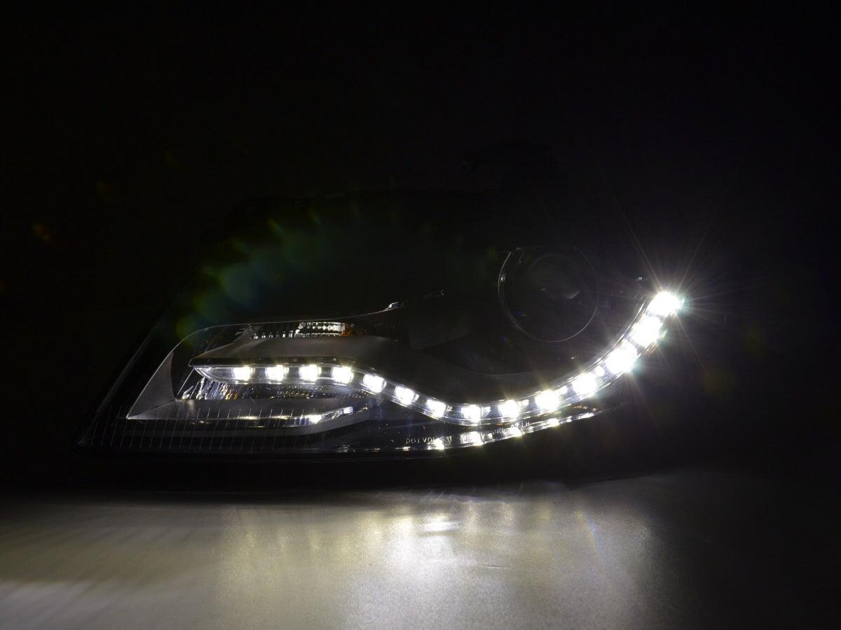 Audi A4 (B8 / 8K) Black Headlights 2008-2011 - K2 Industries