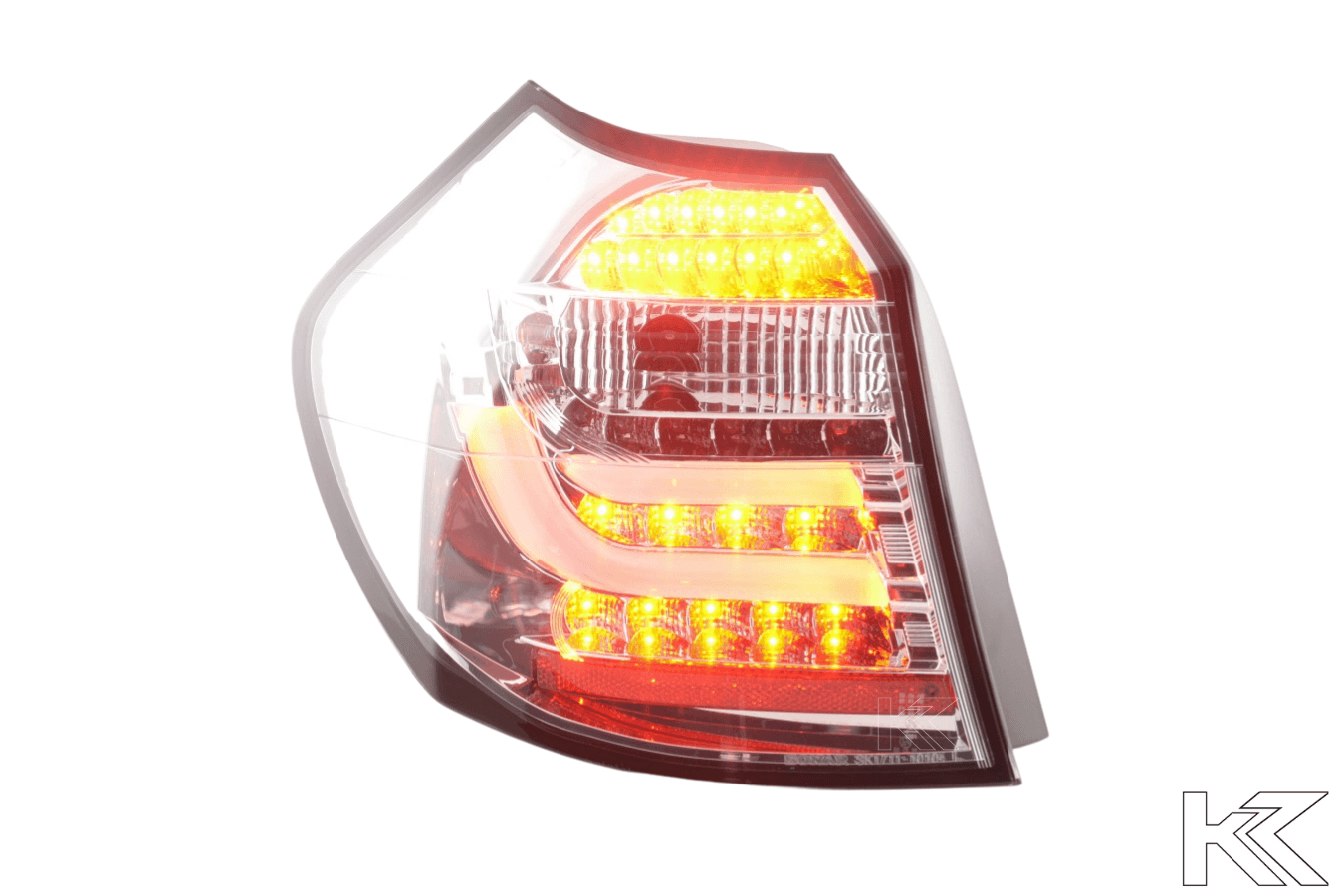 BMW 1-series E81 Coupe Chrome Clear LED Taillights Set (2007-2011) - K2 Industries