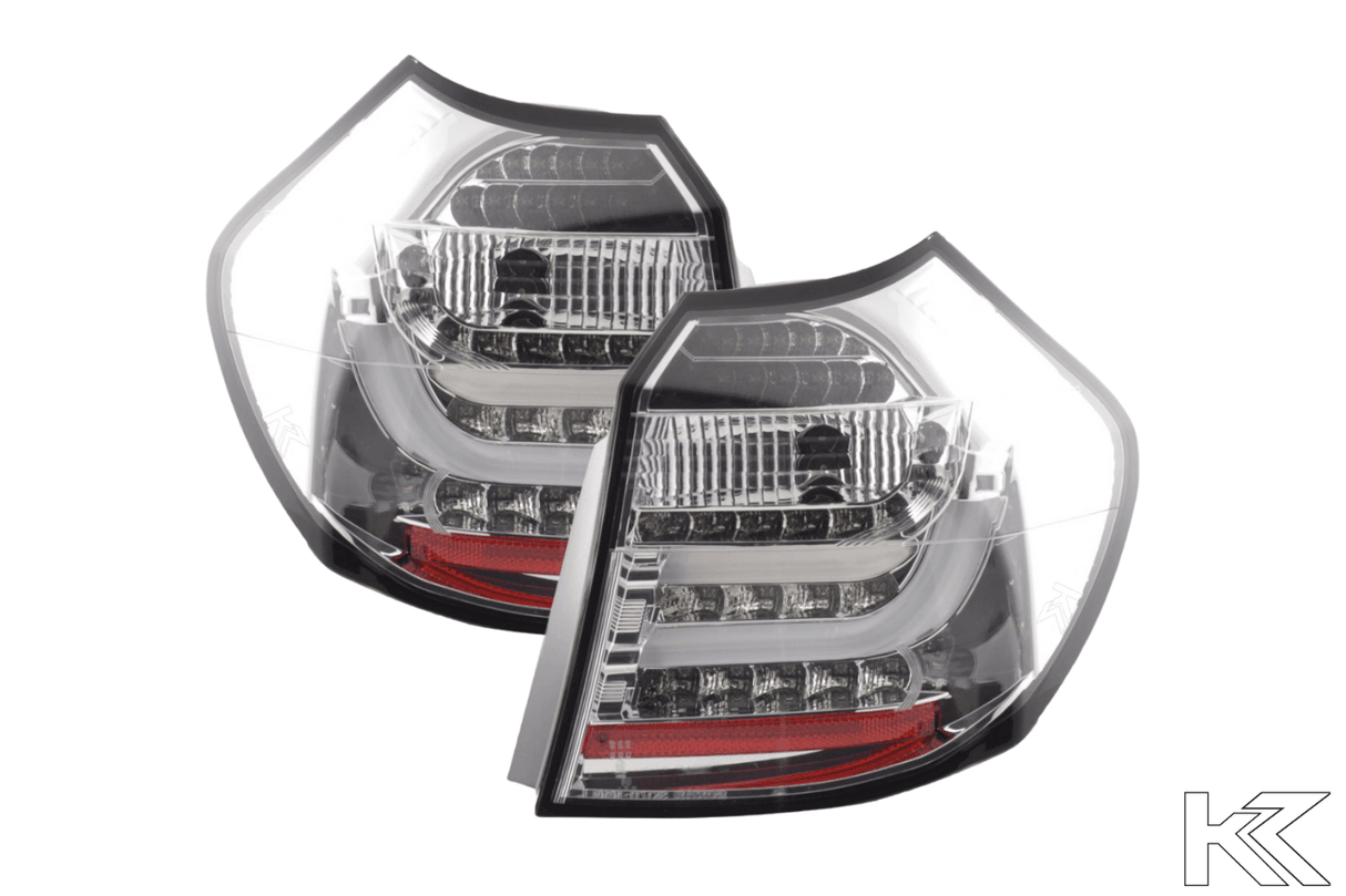 BMW 1 Series E87 /E81 3/5-Door Chrome LED Taillights (2004-2007) - K2 Industries