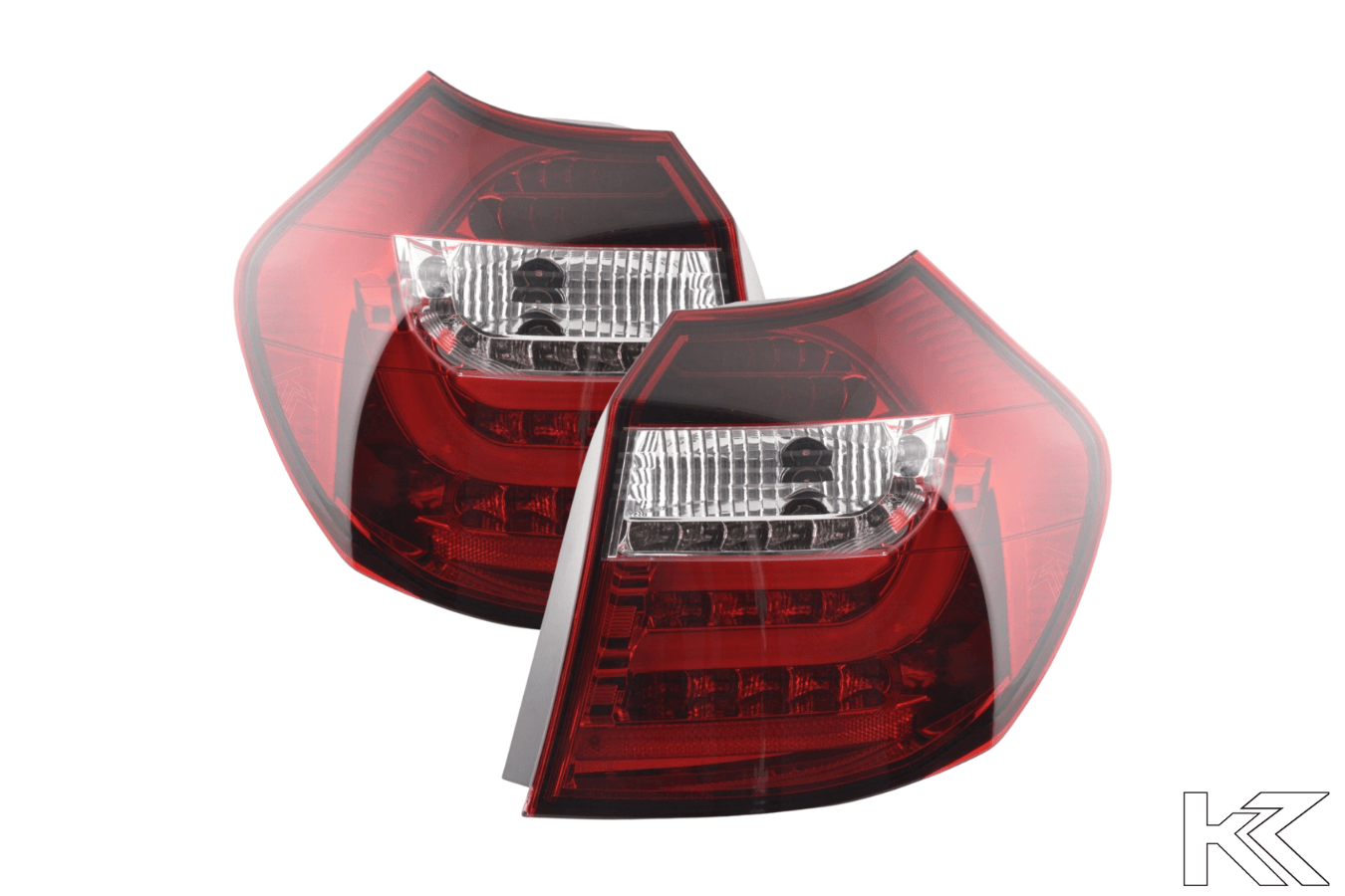 BMW 1 Series E87 / E81 3/5-Door Red LED Taillights (2004-2006) - K2 Industries