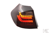 BMW 1 Series E87/E81 -3/5-Door Red/Smoked LED Taillights (2007-2011) - K2 Industries