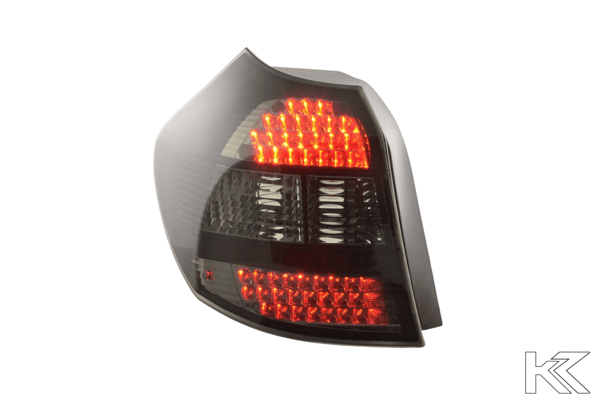 BMW 1 Series Type E87 Black LED Taillights(2004-2007) - K2 Industries