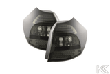 BMW 1 Series Type E87 Black LED Taillights(2004-2007) - K2 Industries