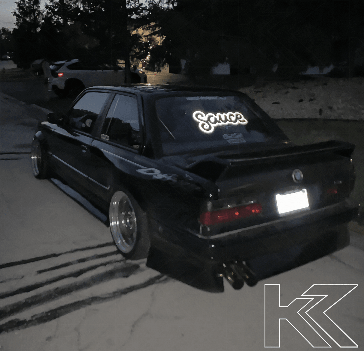BMW 3-Series E30 Red/ Smoked Tail Lights- Facelift (1988-1994) - K2 Industries