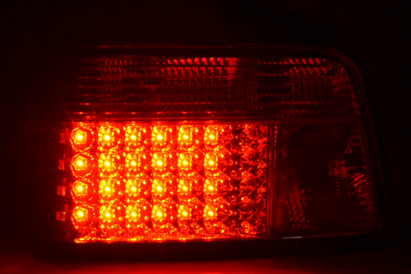 BMW 3-series E36 Sedan Chrome Clear LED Taillights Set (1991-1998) - K2 Industries