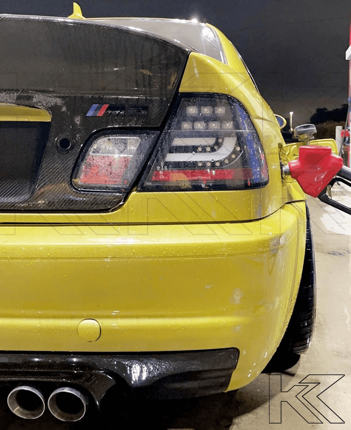 BMW 3-series E46 Coupe Black LED LightBar Taillights Set (1999-2002) - K2 Industries