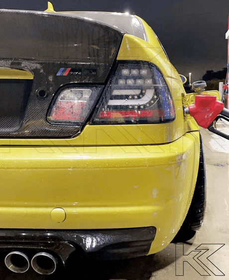 BMW 3-series E46 Coupe Black LED LightBar Taillights Set (1999-2002) - K2 Industries
