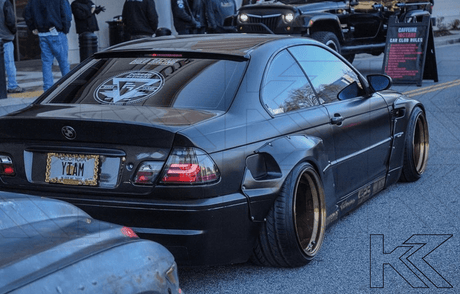 BMW 3-series E46 Coupe Black LED LightBar Taillights Set (2003-2007) - K2 Industries