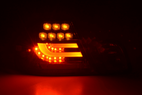 BMW 3-series E46 Coupe Black LED LightBar Taillights Set (2003-2007) - K2 Industries