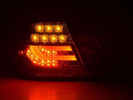 BMW 3-series E46 Coupe Chrome Smoked LED LightBar Taillights Set (1999-2002) - K2 Industries