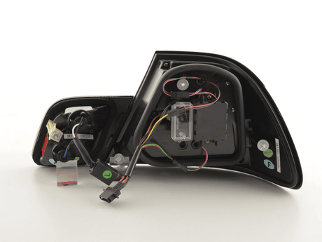 BMW 3-series E46 Coupe Chrome/Smoked LED LightBar Taillights Set- Facelift (2003-2007) - K2 Industries