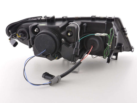 BMW 3-series E46 Sedan/Touring Black "U Eye"  Headlights (2002-2005) - K2 Industries
