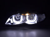 BMW 3-series E46 Sedan/Touring Chrome U Eye Headlights (2002-2005) - K2 Industries