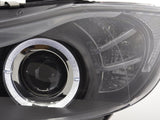 BMW 3-series E90 E91 Black Angel Eyes LED Headlight Set (2005-2012) - K2 Industries