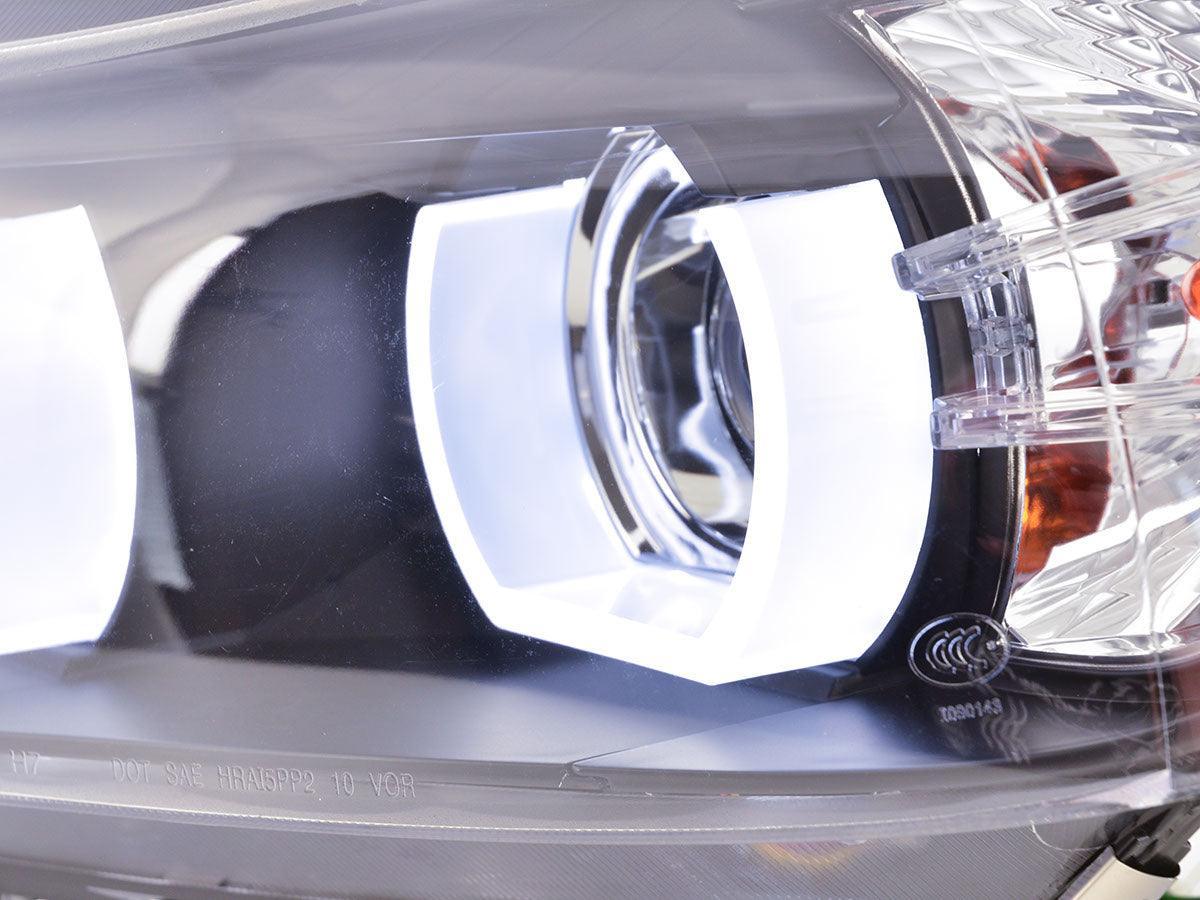 BMW 3-series E90 E91 Black U LED Headlights (2005-2012) - K2 Industries