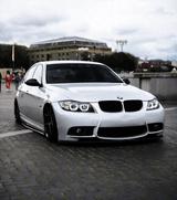 BMW 3-series E90 E91 Black U LED Headlights (2005-2012) - K2 Industries