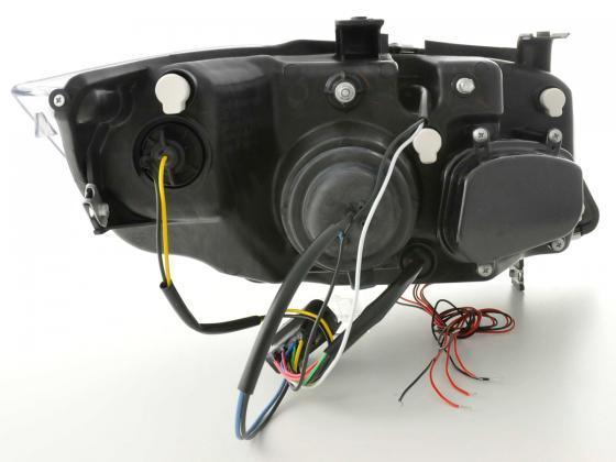 BMW 3-series E90 E91 Chrome Angel Eyes LED Headlight Set (2005-2012) - K2 Industries