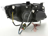 BMW 3-series E90 E91 Chrome Angel Eyes LED Headlight Set (2005-2012) - K2 Industries