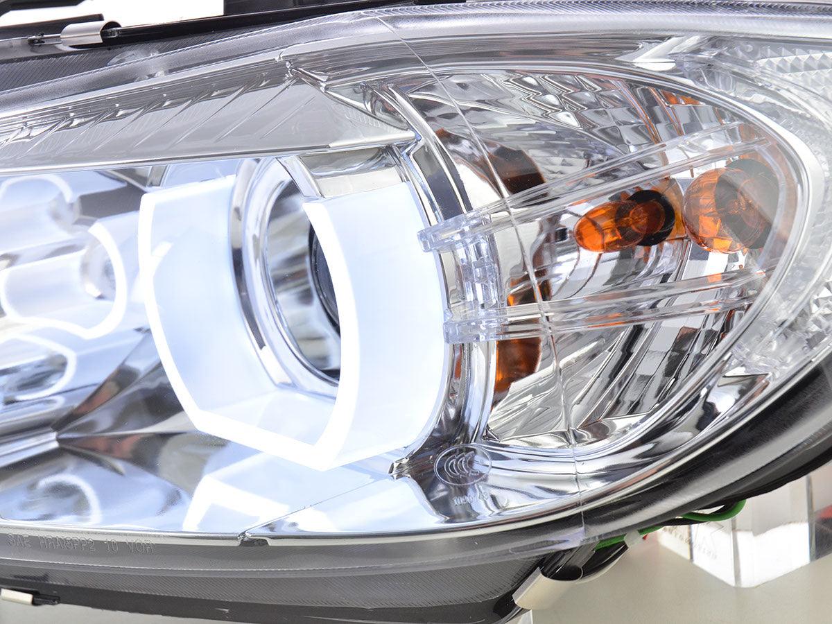 BMW 3 Series E90 /E91 Chrome LED U BAR Headlights (2005 - 2012) - K2 Industries