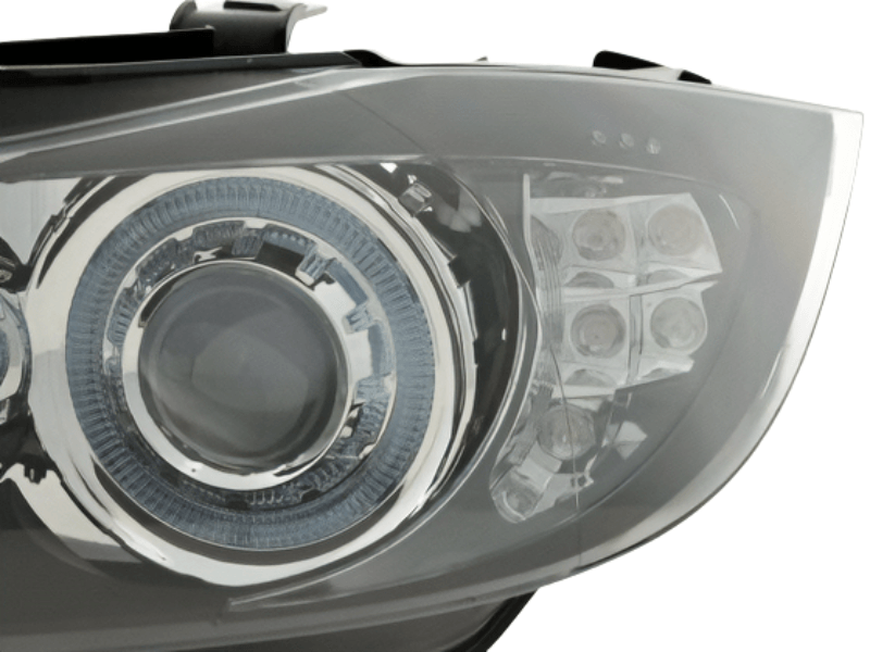 BMW 3 series E90 / E91 Black Headlights 2005-2008 - K2 Industries