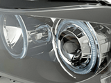 BMW 3-Series (E90 Sedan / E91 Touring) Black Angel Eyes Headlights (2005-2008) - K2 Industries