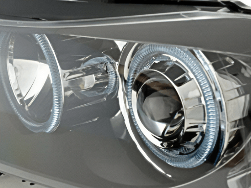 BMW 3-Series (E90 Sedan / E91 Touring) Black Angel Eyes Headlights (20