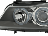BMW 3-Series (E90 Sedan / E91 Touring) Black Angel Eyes Headlights (2005-2008) - K2 Industries