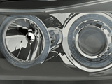 BMW 3-Series (E90 Sedan / E91 Touring) Black Angel Eyes Headlights (2005-2008) - K2 Industries