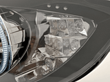 BMW 3-Series (E90 Sedan / E91 Touring) Black Angel Eyes Headlights (2005-2008) - K2 Industries