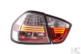 BMW 3-Series E90 Sedan OE Style Chrome LED Taillights(2005-2008) - K2 Industries