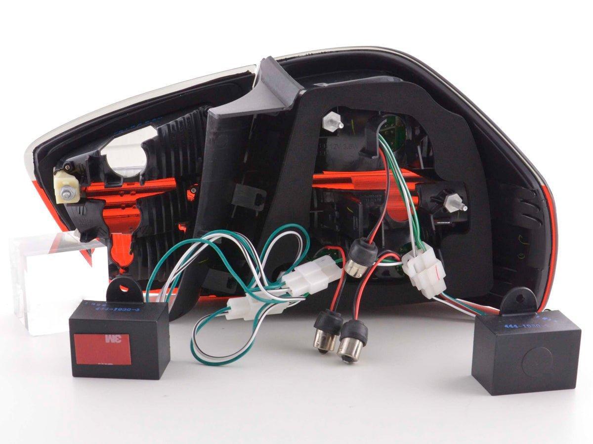 BMW 3-series E90 Sedan Red/Smoke Euro LED Taillights Set (2005-2008) - K2 Industries